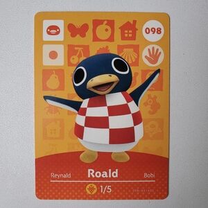 Nintendo | Animal Crossing amiibo Card | Roald 098
